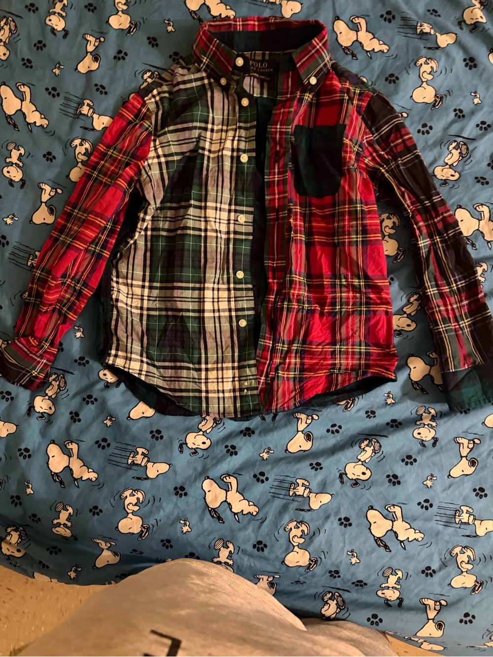 Polo by Ralph Lauren Kids Red & Green Plaid Button-Down Shirt